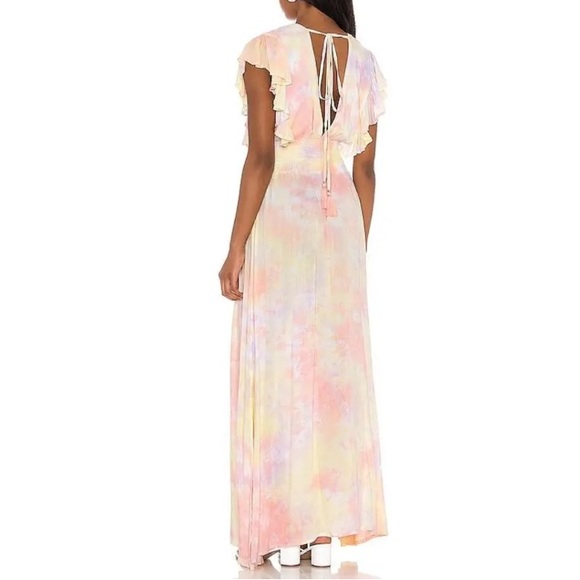 Tiare Hawaii Dahlia Maxi Tie Dye Dress size Small Medium - Picture 6 of 17